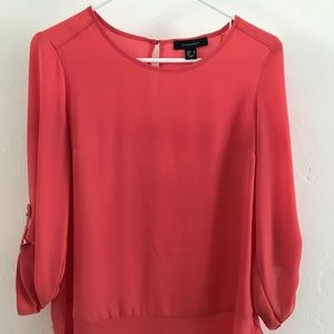 Coral Pink blouse